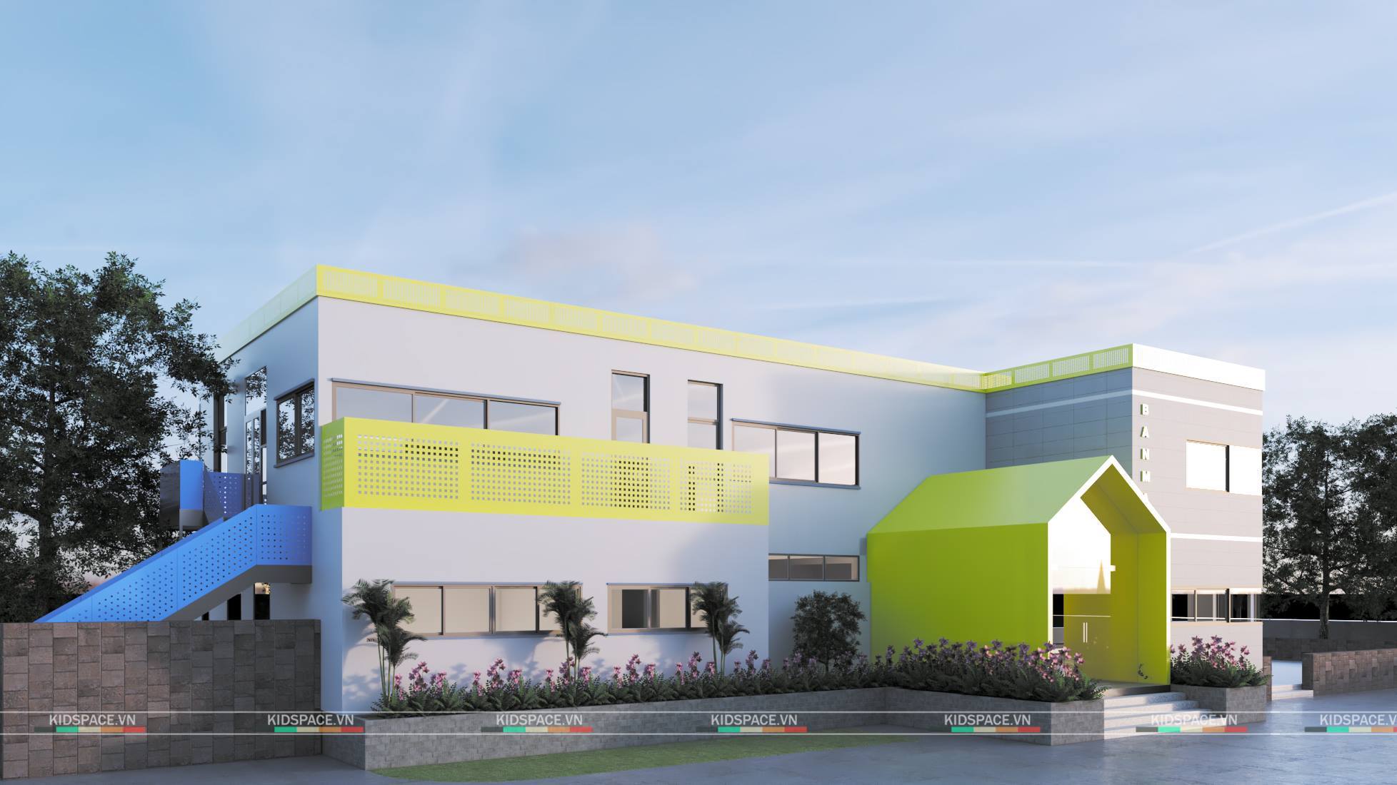 thiết kế trường mầm non Ban Mai - Quảng Ninh 12